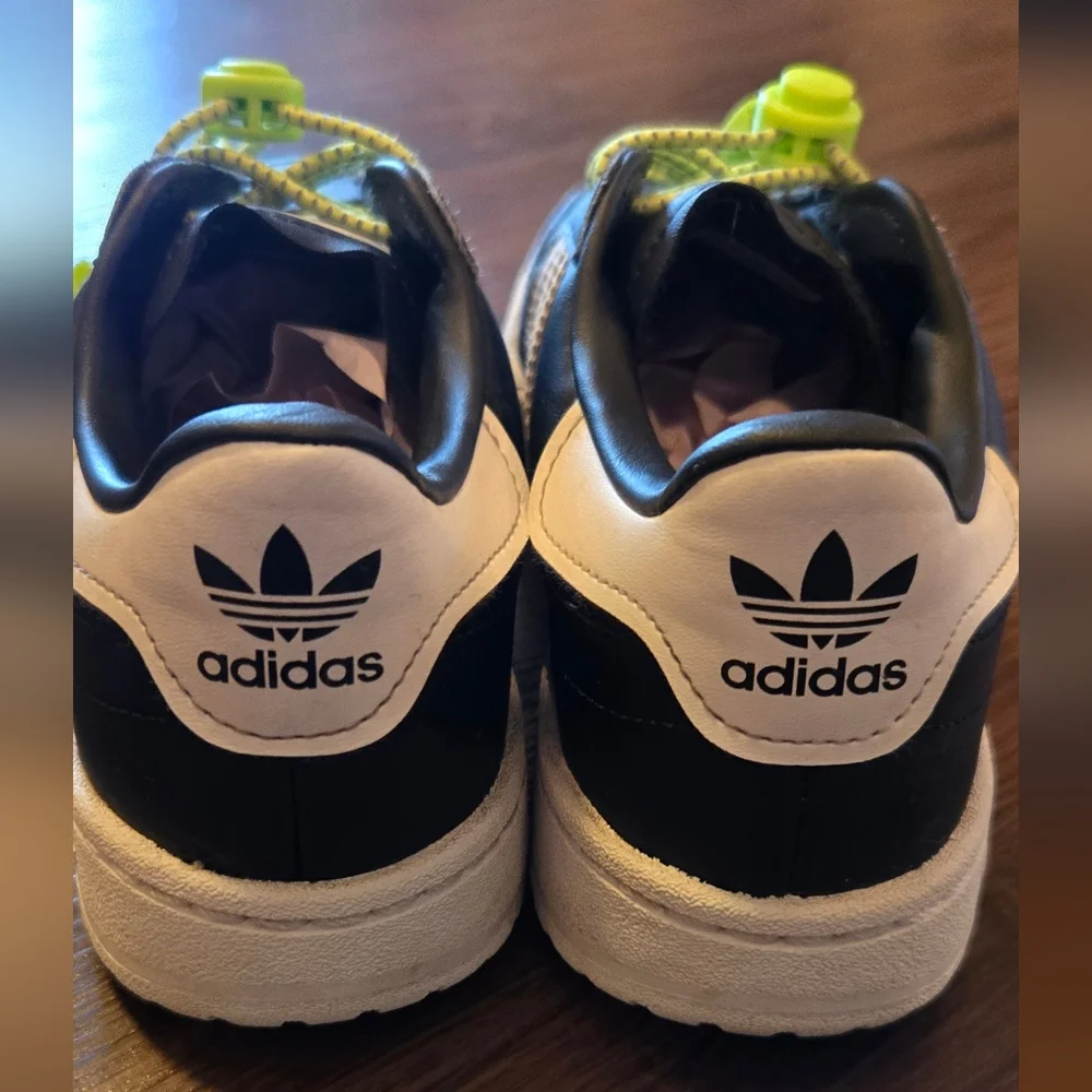 Adidas Kids Black and White Sneakers